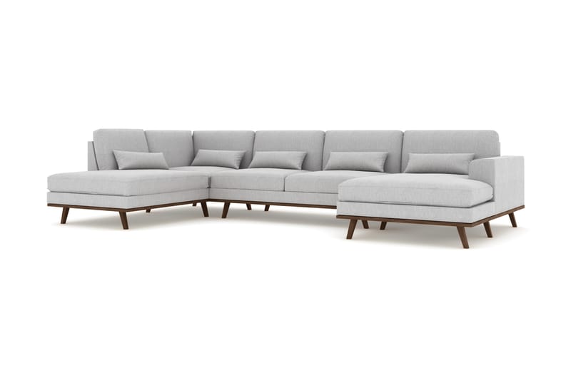 Copenhagen U-Sofa - Linned Grå - Møbler - Sofaer - U Sofa