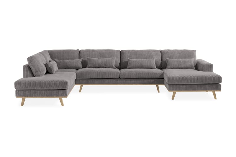 Copenhagen U-sofa Manchester - Grå - U Sofa