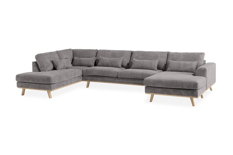 Copenhagen U-sofa Manchester - Grå - U Sofa