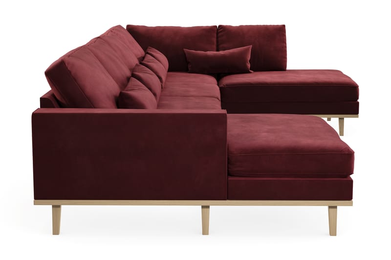 Copenhagen U-Sofa - Rød - U Sofa