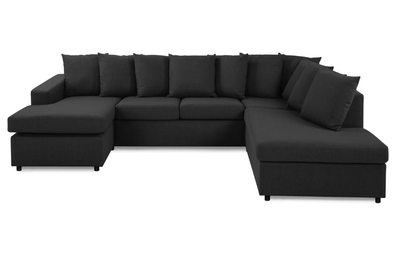 Crazy Stor U Sofa Large Divan Venstre Kuvertpuder Chaiselong Højre - Antracit - Møbler - Sofaer - U Sofa