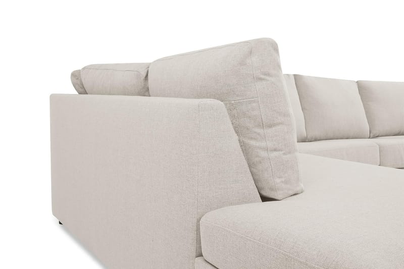 Crazy Stor U-sofa XL Divan Højre, Chaiselong Højre - Beige - Møbler - Sofaer - U Sofa