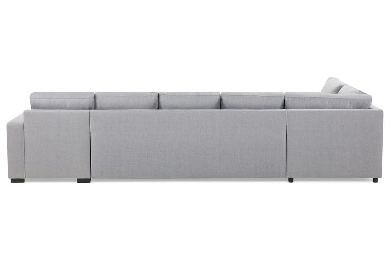 Crazy Stor U-sofa XL Divan Højre, Chaiselong Venstre - Lysegrå - Møbler - Sofaer - U Sofa