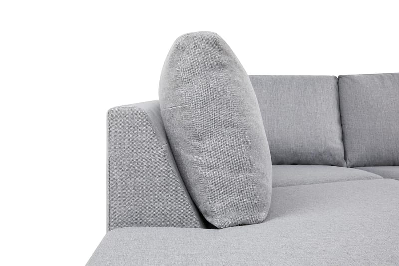 Crazy Stor U-sofa XL Divan Højre, Chaiselong Venstre - Lysegrå - Møbler - Sofaer - U Sofa