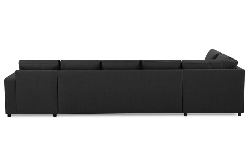 Crazy Stor U Sofa XL Divan Højre Chaiselong Venstre - Sort / Antracit - Møbler - Sofaer - U Sofa