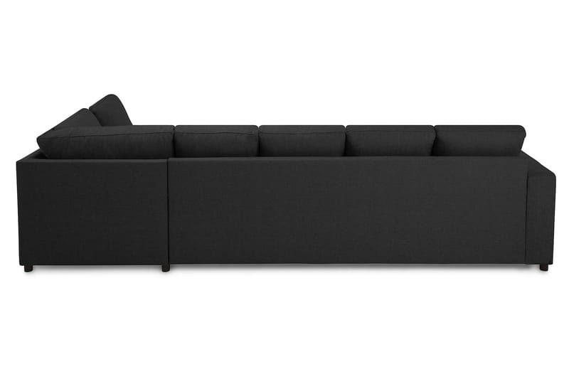 Crazy Stor U-sofa XL Divan Venstre, Chaiselong Højre 300 cm Bred - Mørkegrå - Møbler - Sofaer - U Sofa