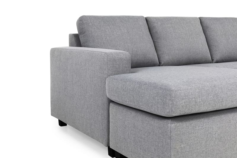 Crazy Stor U-sofa XL Divan Venstre, Chaiselong Højre - Lysegrå - Møbler - Sofaer - U Sofa