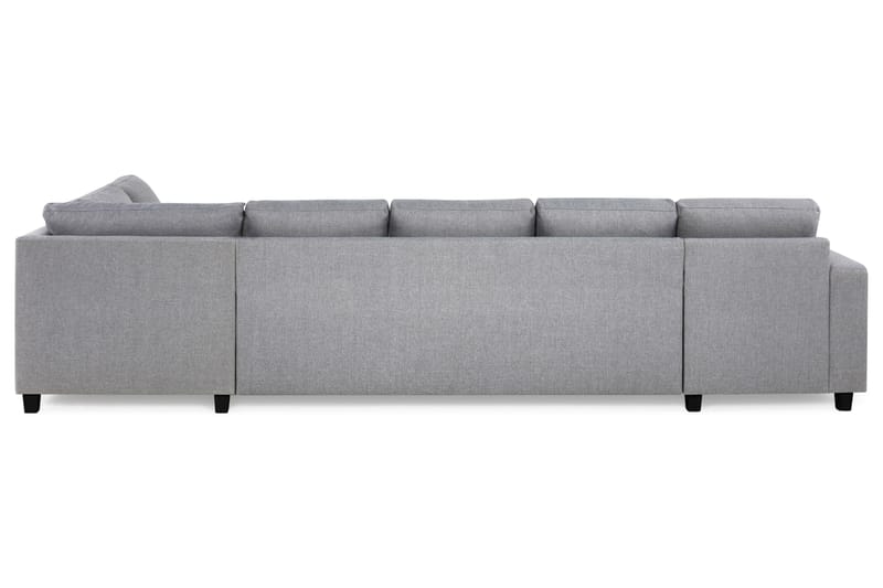 Crazy Stor U-sofa XL Divan Venstre, Chaiselong Højre - Lysegrå - Møbler - Sofaer - U Sofa