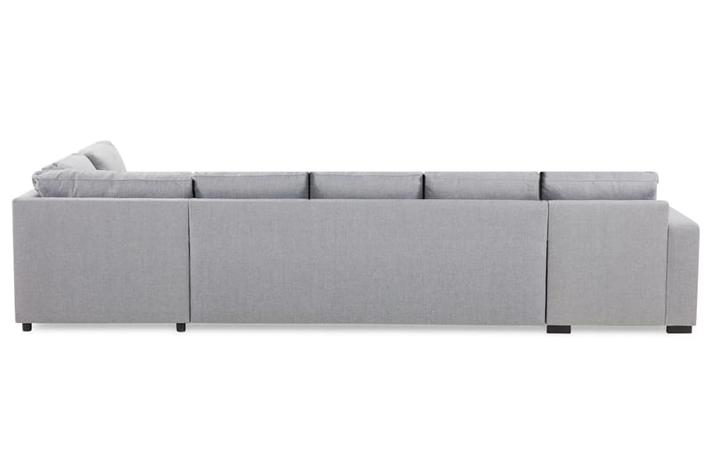 Crazy Stor U-sofa XL Divan Venstre, Chaiselong Højre - Lysegrå - Møbler - Sofaer - U Sofa