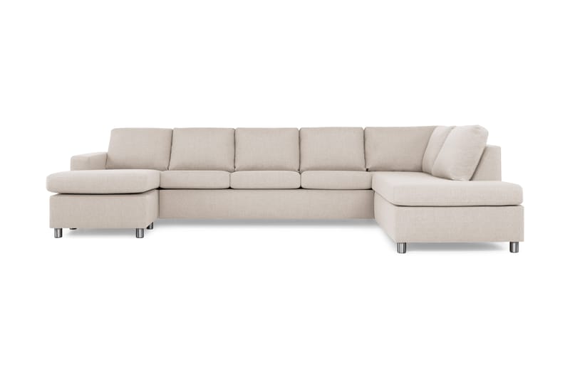 Crazy Stor U-sofa XL Divan Venstre - Beige - Møbler - Sofaer - U Sofa