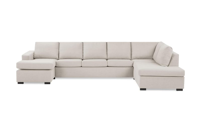 Crazy Stor U Sofa XL Divan Venstre Chaiselong Højre - Beige - Møbler - Sofaer - U Sofa