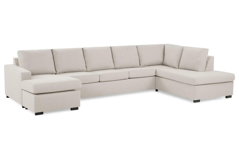 Crazy Stor U Sofa XL Divan Venstre Chaiselong Højre - Beige - Møbler - Sofaer - U Sofa