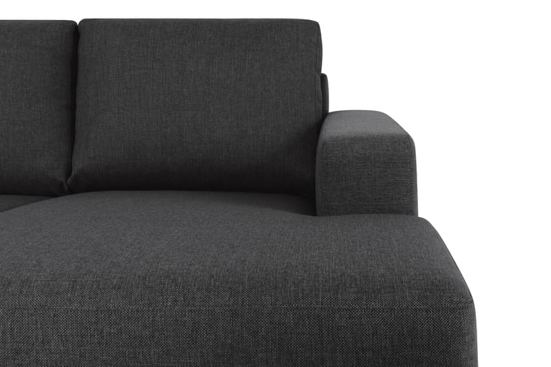 Crazy Stor U-sofa XXL Chaiselong Højre 407 cm Bred - Antracit - Møbler - Sofaer - U Sofa