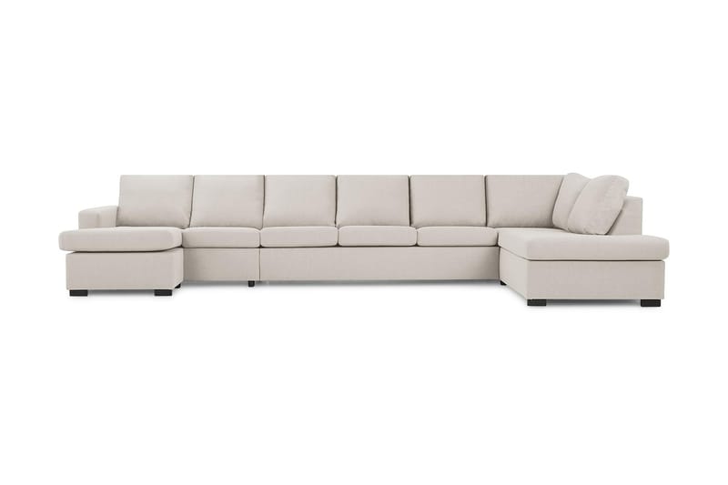 Crazy Stor U-sofa XXL Chaiselong Venstre, Divan Højre - Beige - Møbler - Sofaer - U Sofa