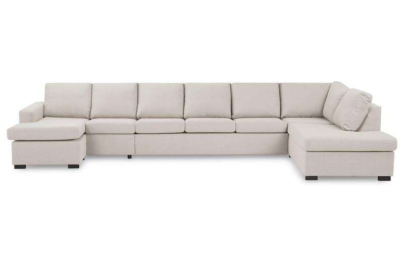 Crazy Stor U-sofa XXL Chaiselong Venstre, Divan Højre - Beige - Møbler - Sofaer - U Sofa