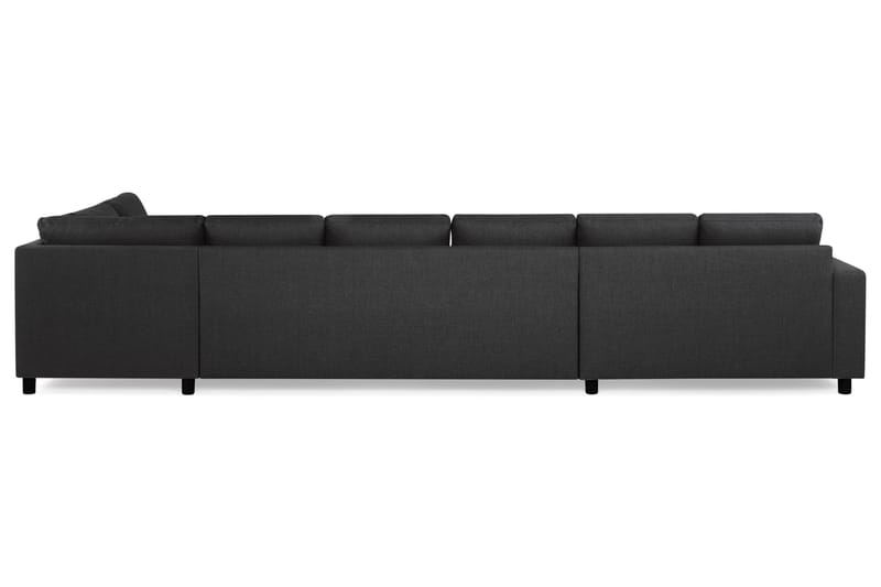 Crazy Stor U-sofa XXL Divan Venstre, Chaiselong Højre - Antracit - Møbler - Sofaer - U Sofa