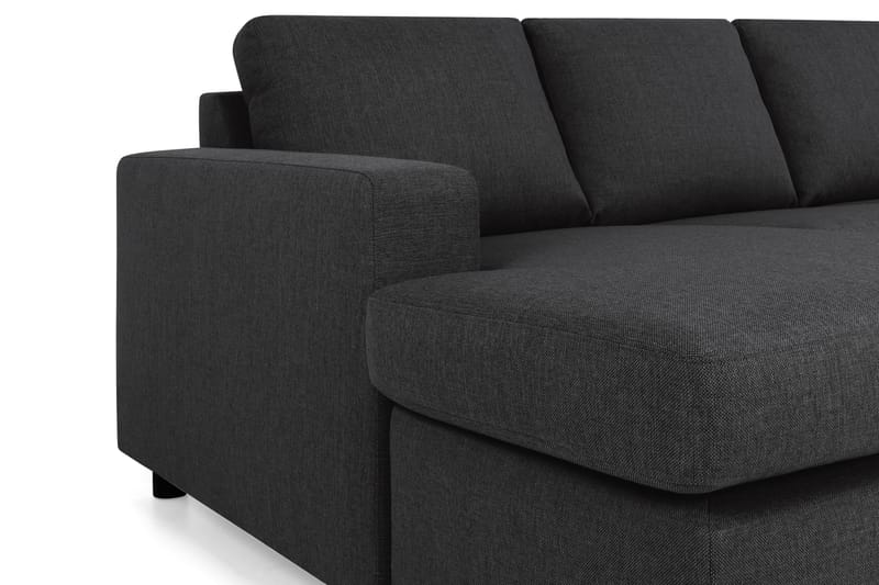 Crazy Stor U-sofa XXL Divan Venstre, Chaiselong Højre - Antracit - Møbler - Sofaer - U Sofa