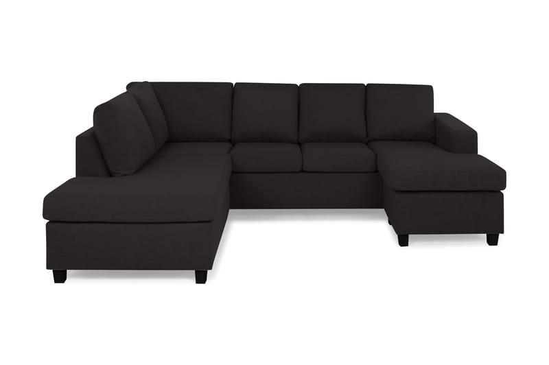 Crazy U-sofa Stor Chaiselong Højre - Antracit - Møbler - Sofaer - U Sofa