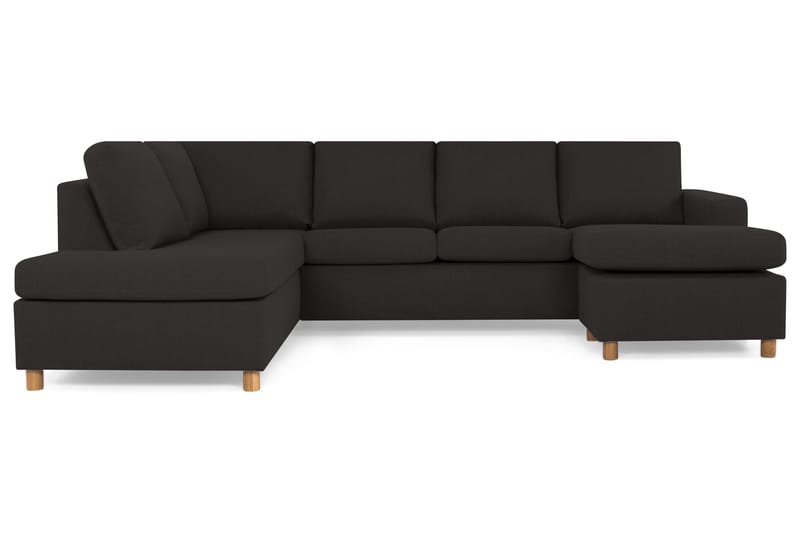 Crazy U-sofa Stor Chaiselong Højre - Antracit - Møbler - Sofaer - U Sofa