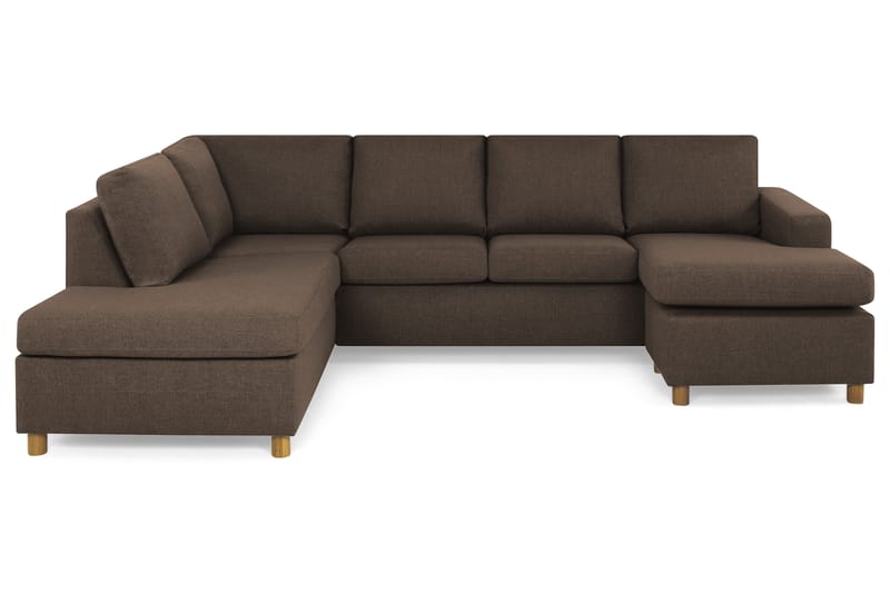 Crazy U-sofa Stor Chaiselong Højre - Brun - Møbler - Sofaer - U Sofa