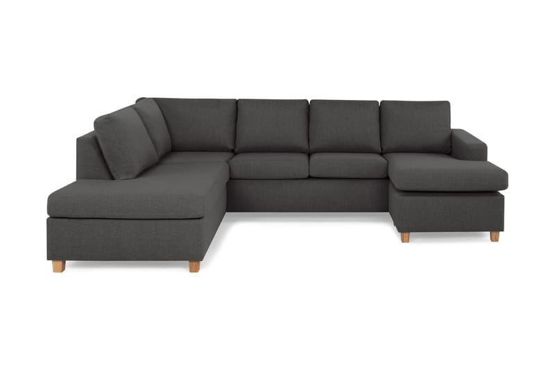 Crazy U-sofa Stor Chaiselong Højre - Mørkegrå - Møbler - Sofaer - U Sofa