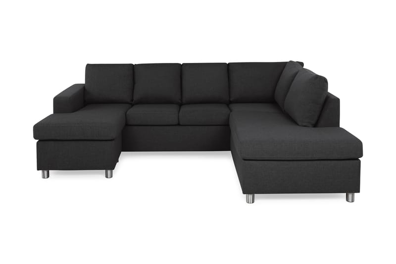 Crazy U-sofa Stor Chaiselong Venstre - Antracit - Møbler - Sofaer - U Sofa