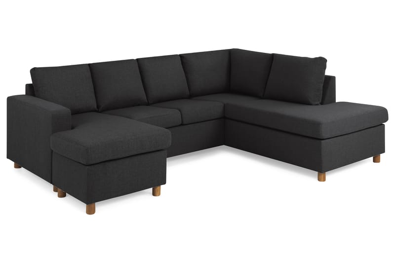 Crazy U-sofa Stor Chaiselong Venstre - Antracit - Møbler - Sofaer - U Sofa