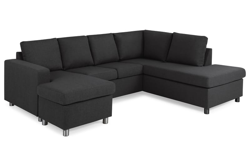 Crazy U-sofa Stor Chaiselong Venstre - Antracit - Møbler - Sofaer - U Sofa