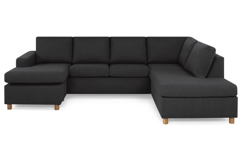 Crazy U-sofa Stor Chaiselong Venstre - Antracit - Møbler - Sofaer - U Sofa