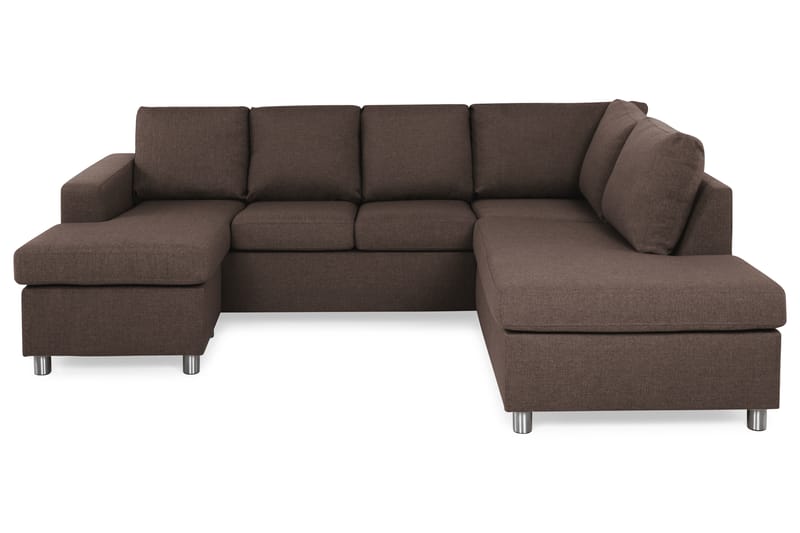 Crazy U-sofa Stor Chaiselong Venstre - Brun - Møbler - Sofaer - U Sofa