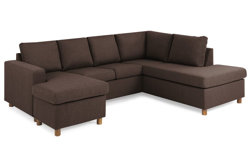 Crazy U-sofa Stor Chaiselong Venstre - Brun - Møbler - Sofaer - U Sofa