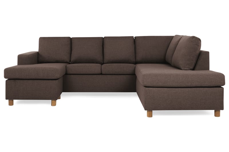 Crazy U-sofa Stor Chaiselong Venstre - Brun - Møbler - Sofaer - U Sofa