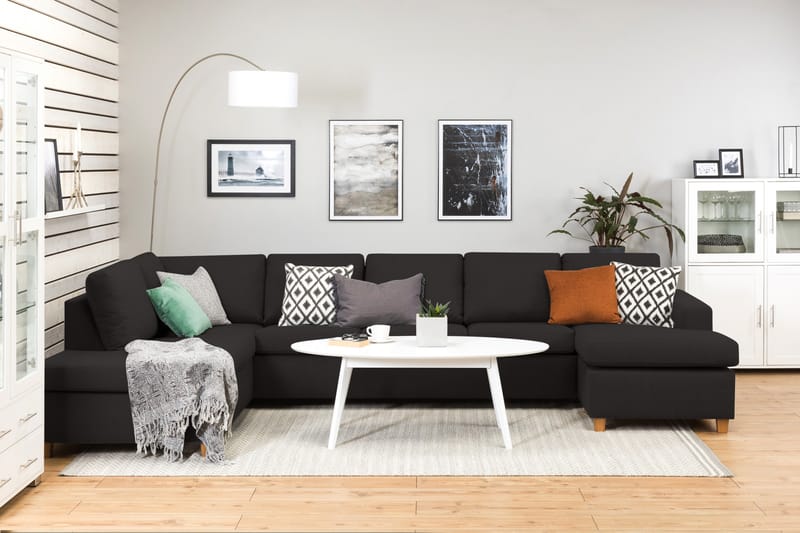 Crazy U-sofa XL Chaiselong Højre - Antracit - Møbler - Sofaer - U Sofa