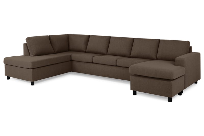 Crazy U-sofa XL Chaiselong Højre - Brun - Møbler - Sofaer - U Sofa