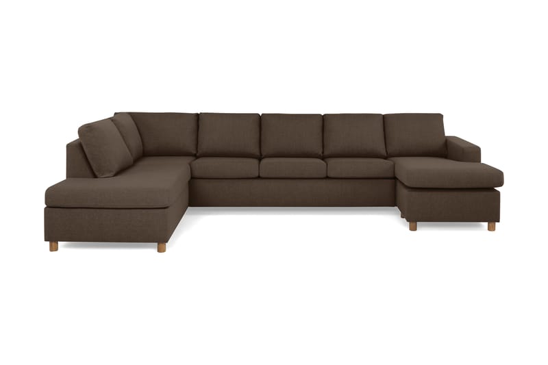 Crazy U-sofa XL Chaiselong Højre - Brun - Møbler - Sofaer - U Sofa