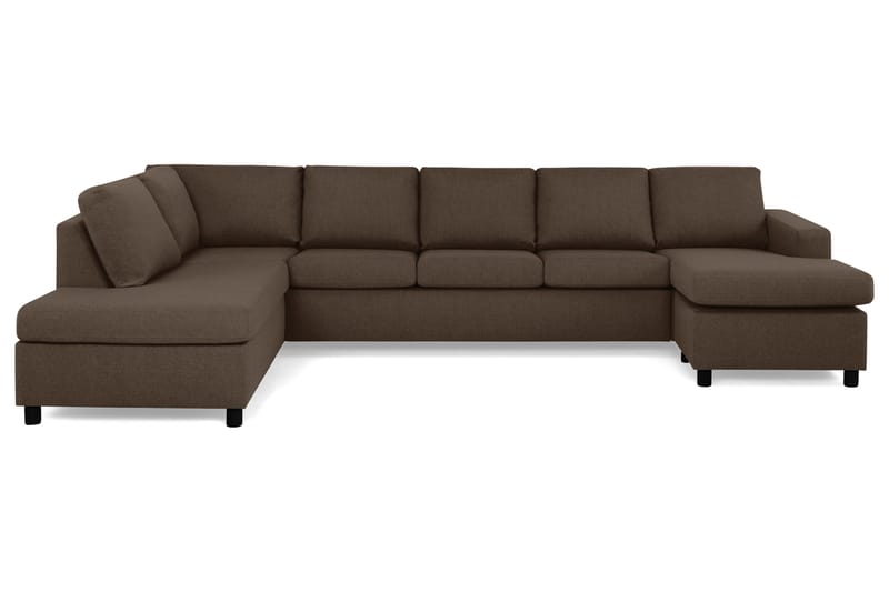 Crazy U-sofa XL Chaiselong Højre - Brun - Møbler - Sofaer - U Sofa