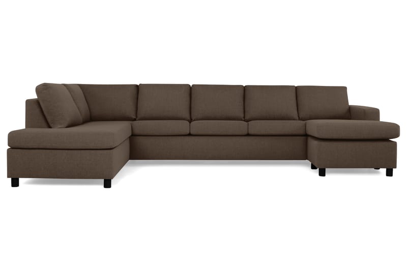 Crazy U-sofa XL Chaiselong Højre - Brun - Møbler - Sofaer - U Sofa