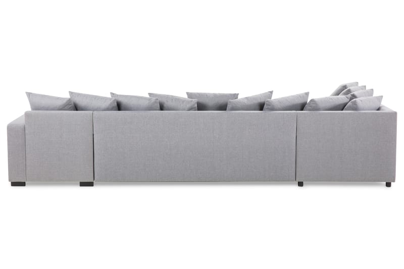 Crazy U-sofa XL Chaiselong Højre inkl Løse rygpuder - Lysegrå - Møbler - Sofaer - U Sofa