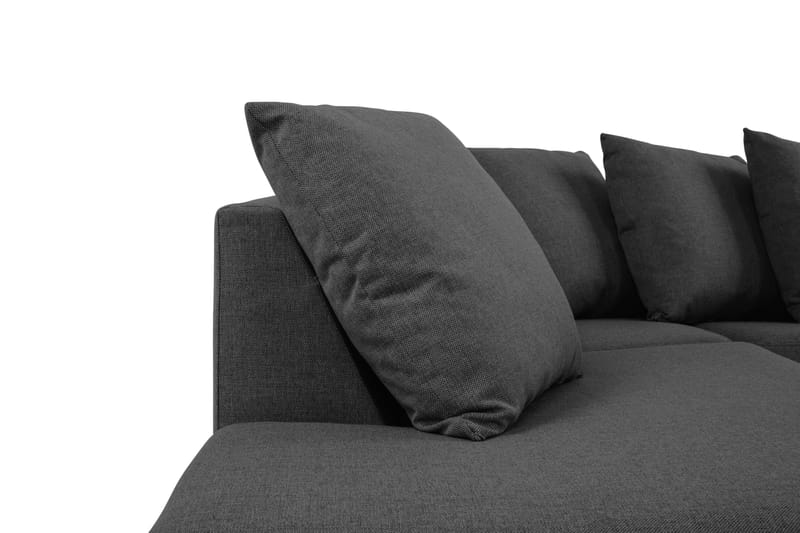 Crazy U-sofa XL Chaiselong Højre inkl Løse rygpuder - Sort - Møbler - Sofaer - U Sofa