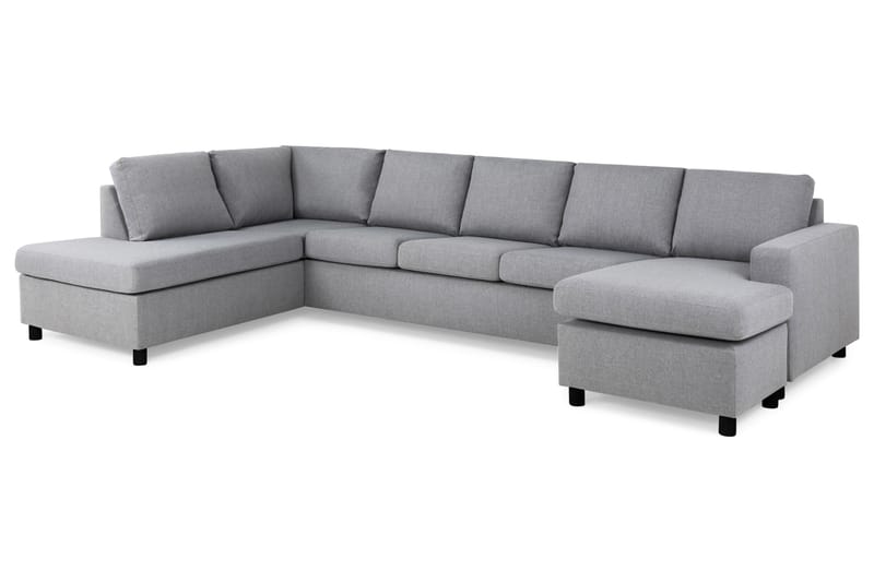 Crazy U-sofa XL Chaiselong Højre - Lysegrå - Møbler - Sofaer - U Sofa