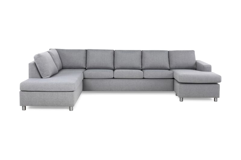 Crazy U-sofa XL Chaiselong Højre - Lysegrå - Møbler - Sofaer - U Sofa