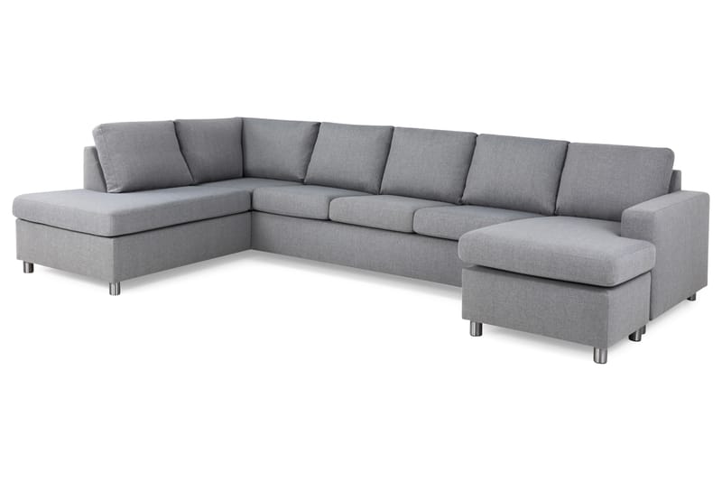 Crazy U-sofa XL Chaiselong Højre - Lysegrå - Møbler - Sofaer - U Sofa