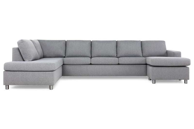 Crazy U-sofa XL Chaiselong Højre - Lysegrå - Møbler - Sofaer - U Sofa