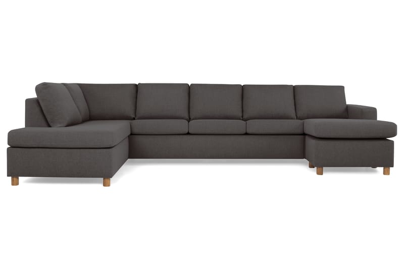 Crazy U-sofa XL Chaiselong Højre - Mørkegrå - Møbler - Sofaer - U Sofa