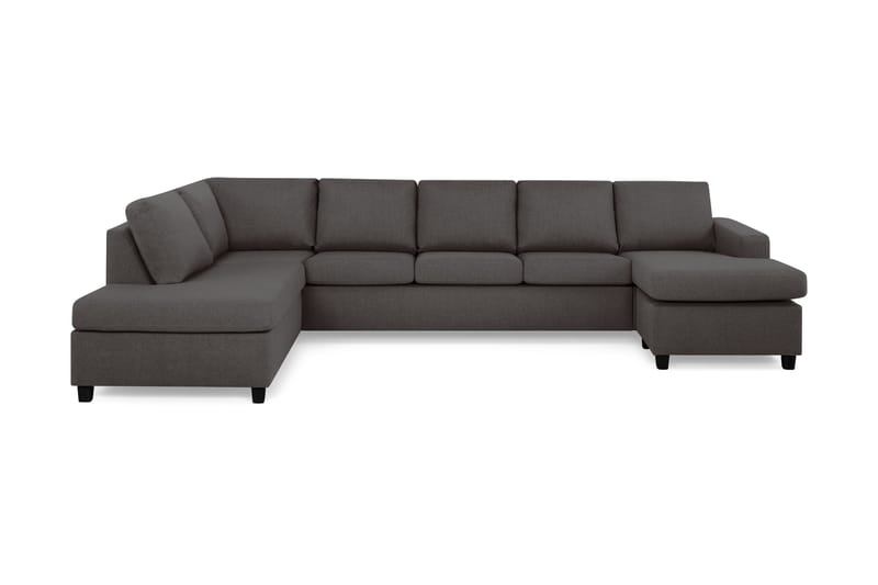 Crazy U-sofa XL Chaiselong Højre - Mørkegrå - Møbler - Sofaer - U Sofa