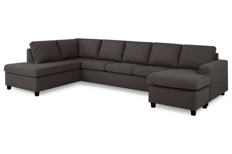 Crazy U-sofa XL Chaiselong Højre - Mørkegrå - Møbler - Sofaer - U Sofa