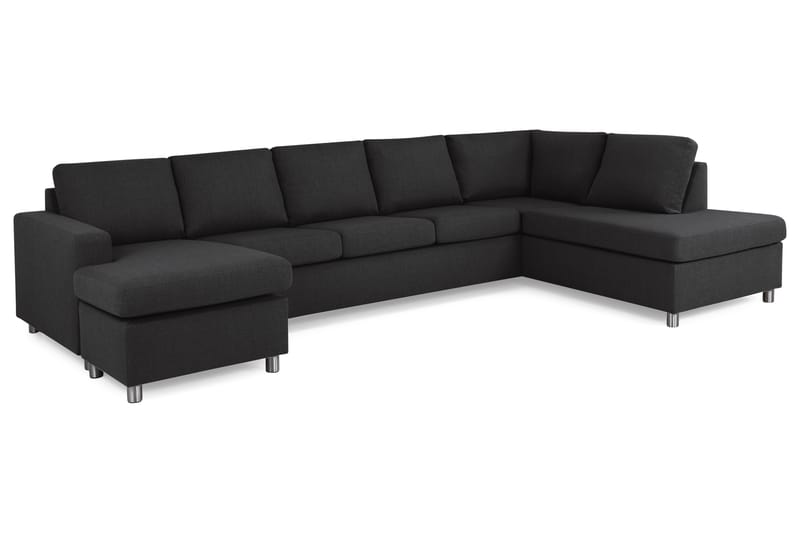 Crazy U-sofa XL Chaiselong Venstre - Antracit - Møbler - Sofaer - U Sofa