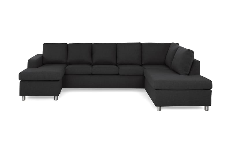 Crazy U-sofa XL Chaiselong Venstre - Antracit - Møbler - Sofaer - U Sofa