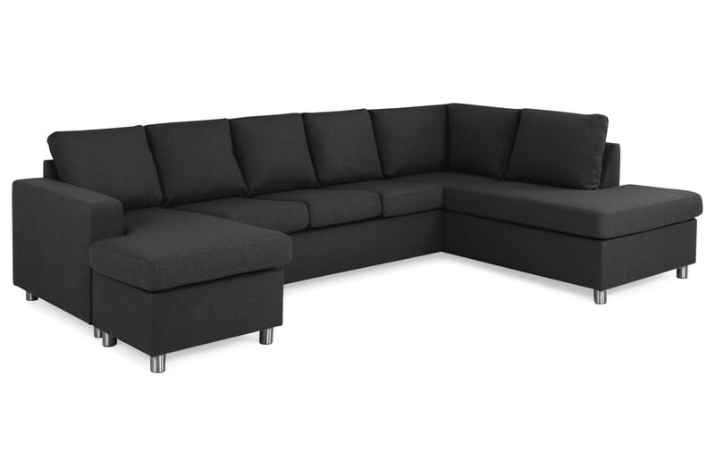 Crazy U-sofa XL Chaiselong Venstre - Antracit - Møbler - Sofaer - U Sofa