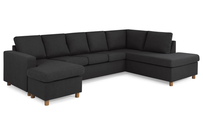 Crazy U-sofa XL Chaiselong Venstre - Antracit - Møbler - Sofaer - U Sofa